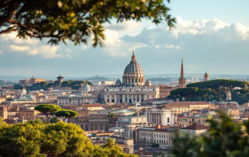 Il Papa e il sindaco di Roma durante un incontro significativo
