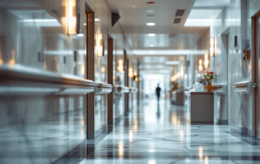 Jenny Guardiano durante il suo soggiorno in ospedale a Dubai