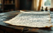 Immagine di una lettera straziante di una sorella