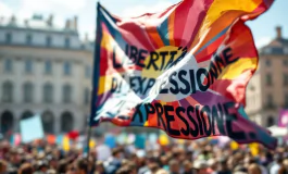 Discussione sulla libertà di espressione in Italia oggi