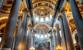 Il presidente Mattarella alla basilica di Santa Maria Maggiore