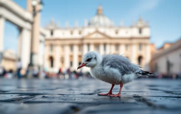 Immagine che rappresenta la fusione tra natura e sacralità al Vaticano