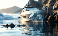 Immagine del superyacht Bayesian naufragato