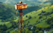 Pala eolica di Lutirano immersa nella natura