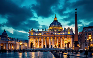 Papa Leone XIV durante la cerimonia di inizio pontificato