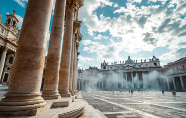 Papa Leone XIV in un momento di riflessione e preghiera
