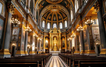 Papa Leone XIV in abiti pontificali moderni