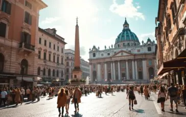 Preparativi per il conclave a Roma con affollamento