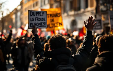 Manifestazione al Parlamento europeo contro il genocidio di Israele