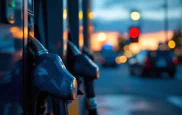 Distributore di carburanti a Tor San Lorenzo dopo la rapina