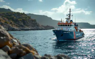 Operazioni di recupero del naufragio a Porticello