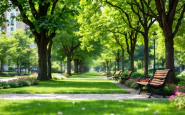 Immagine del Parco Verde di Caivano riqualificato