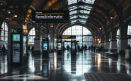 Manifestazione del personale ferroviario in sciopero