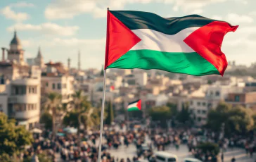 Manifestazione di solidarietà per la Palestina