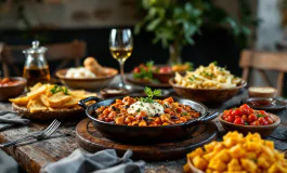 Interno della taverna di Casa Poggi a Garlasco