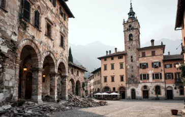 Immagine commemorativa del terremoto del Friuli