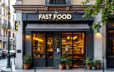 Uomo barricatosi in un fast food a Roma durante un'emergenza
