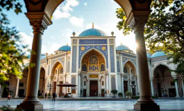 Bambini in visita a un centro islamico nel trevigiano