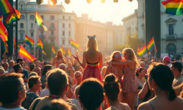 antonia e senza cri lamore in scena al pride di milano 1751280335 265x160