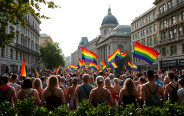budapest migliaia di persone sfidano il divieto del pride 1751107529 364x230