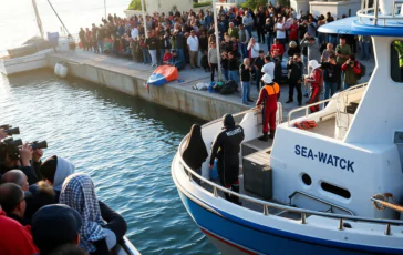 emergenza migratoria il nuovo sbarco della sea watch 5 a carrara 1751244209