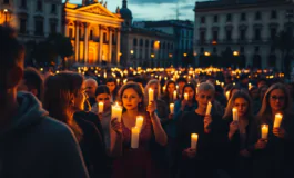 fiaccolata a napoli 400 persone chiedono giustizia per le vittime innocenti 1750137443 265x160