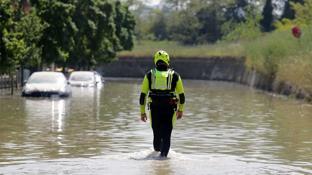 inundaciones en Bardonecchia