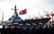 kim jong un presenta il cacciatorpediniere kang kon per potenziare la marina nordcoreana 1749801273