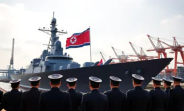 kim jong un presenta il cacciatorpediniere kang kon per potenziare la marina nordcoreana 1749801273 265x160