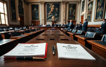 riforma dei referendum il confronto acceso tra forza italia e movimento 5 stelle in senato 1750133786 364x230