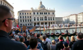 venezia in subbuglio il matrimonio di bezos tra celebrazioni e proteste 1751163783 265x160