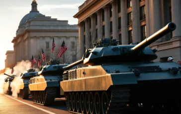 washington celebra il 250 compleanno dellesercito con una parata controversa 1749959609 364x230