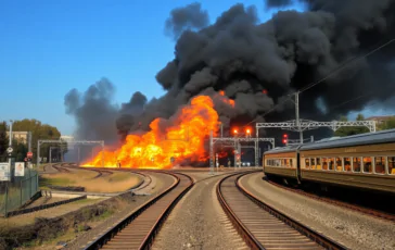 fiamme divampano vicino ai binari ecco cosa e successo 1752338250 364x230