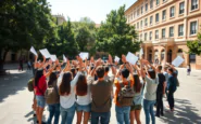 il flash mob degli studenti contro le guerre un messaggio di speranza 1752147042