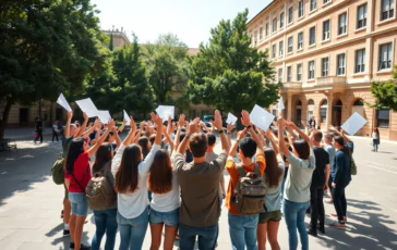 il flash mob degli studenti contro le guerre un messaggio di speranza 1752147042 364x230