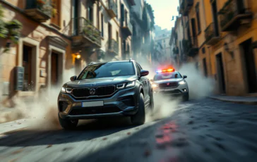 incredibile inseguimento un suv rubato sfida le autorita a caltagirone 1752426458 364x230