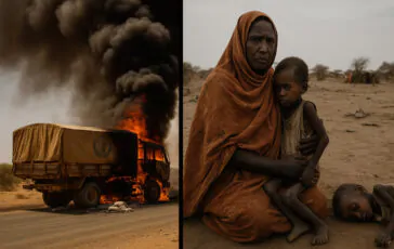 Carestia e attacchi ai convogli: dramma umanitario nel territorio sudanese