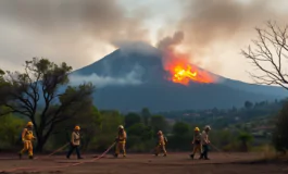 emergenza incendi sul vesuvio proclamato stato di mobilitazione python 1754809167 265x160