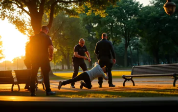 fermato laggressore di una violenza nel parco di roma python 1756222155 364x230