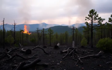 fiamme nel parco nazionale del vesuvio indagini su un possibile atto doloso python 1755266975 364x230