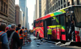 grave incidente a new york bus turistico coinvolto in un tragico schianto python 1755922347 265x160