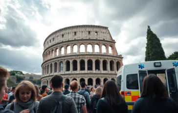 guida turistica colpita da malore e deceduta al colosseo python 1755728310 364x230