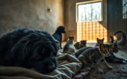 ogni anno 130mila animali abbandonati in italia la campagna fuori il traditore python 1754502068