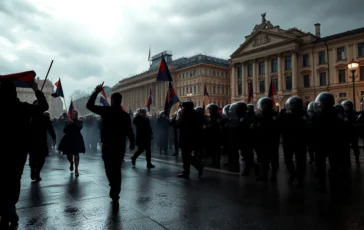 tensioni in serbia manifestazioni antigovernative e scontri con la polizia python 1755157114 364x230