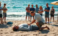 un intervento provvidenziale la storia di un salvataggio in spiaggia python 1754407097