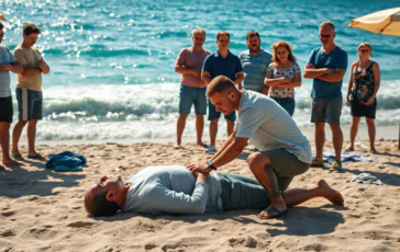un intervento provvidenziale la storia di un salvataggio in spiaggia python 1754407097