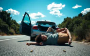 un uomo schiantato dopo essere stato punto da una vespa incredibile salvataggio python 1755368489