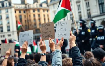 arresti a londra le ultime notizie sulle manifestazioni di palestina action python 1759149052 364x230