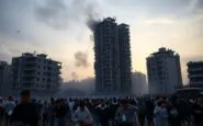 gaza sotto attacco la torre al ghafri distrutta e la popolazione in fuga python 1757987712