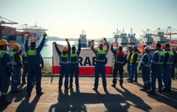 i portuali si mobilitano contro il commercio israeliano con la flottiglia globale sumud python 1759084902 364x230
